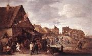 TENIERS, David the Younger Village Feast dtg oil painting artist